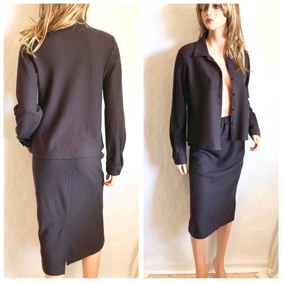 EILEEN FISHER Wool Skirt Set / 2PC - Picture 2 of 8